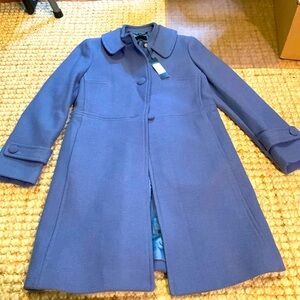 Women’s Talbots size 2P Blue Wool Peacoat NWT